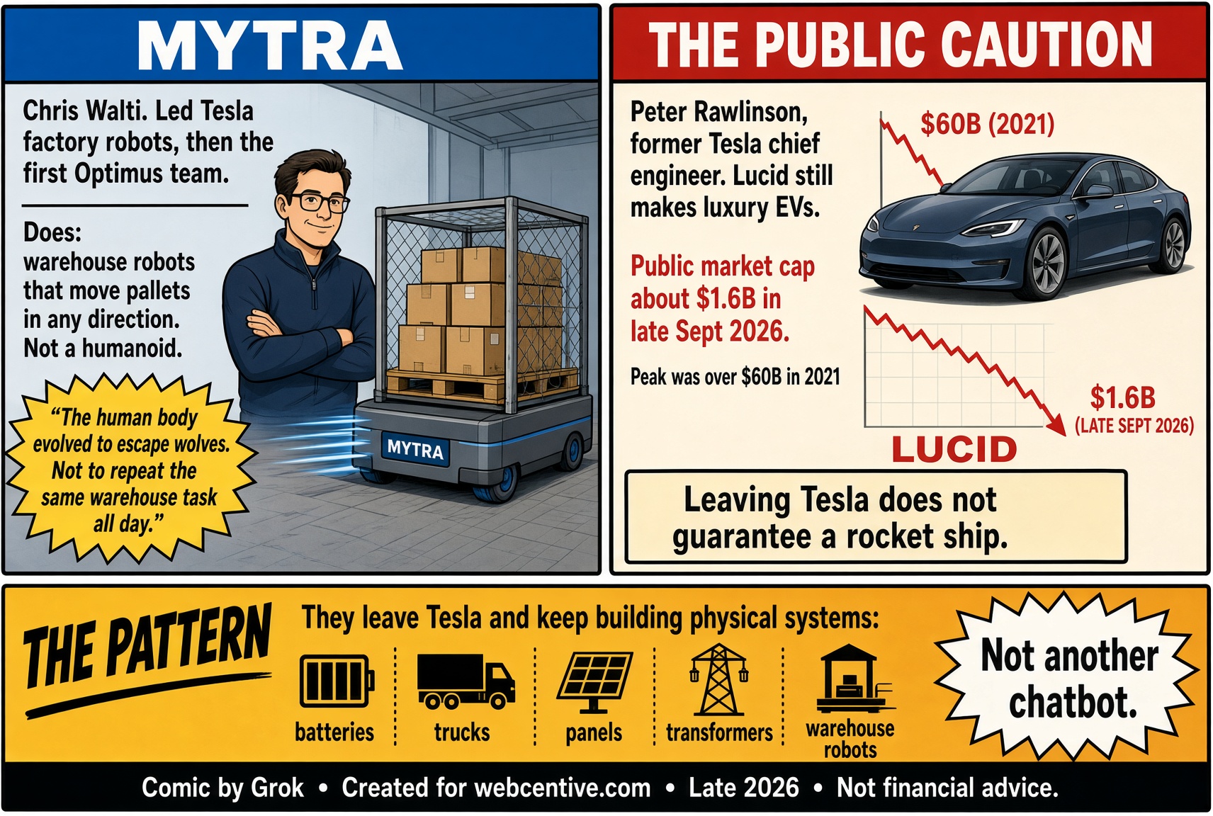 The Tesla Alumni comic page 4 of 4, Mytra and Lucid